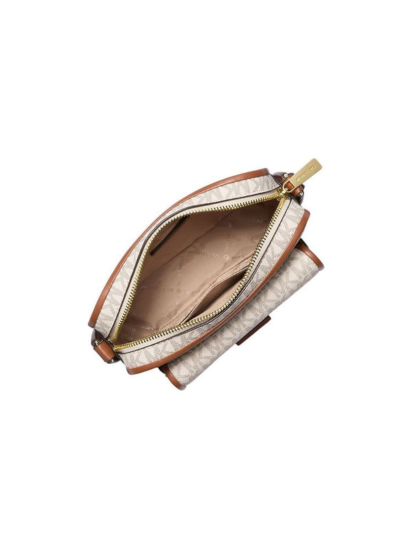 Michael Kors Coated canvas crossbody bag in beige