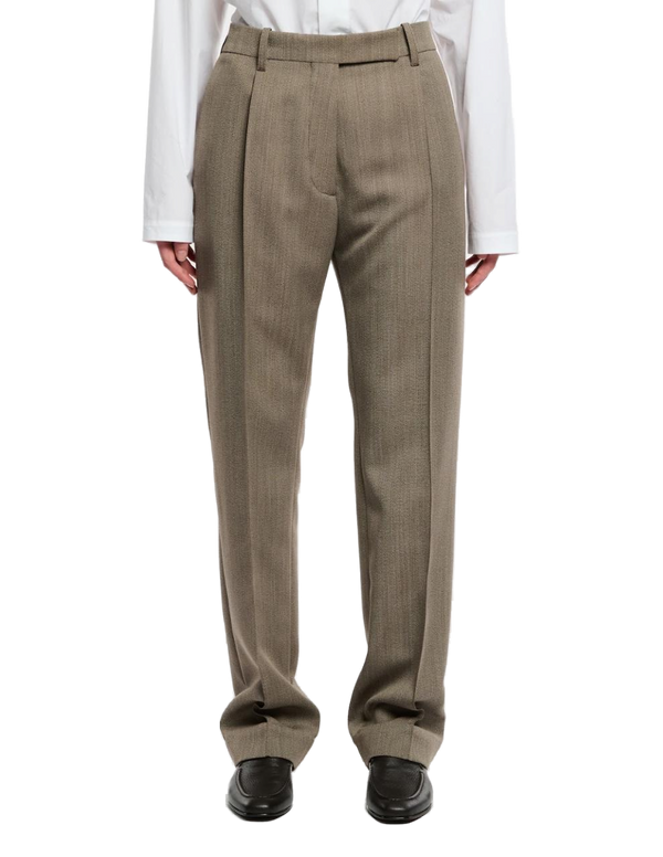 Studio Nicholson Wool blend trousers in beige