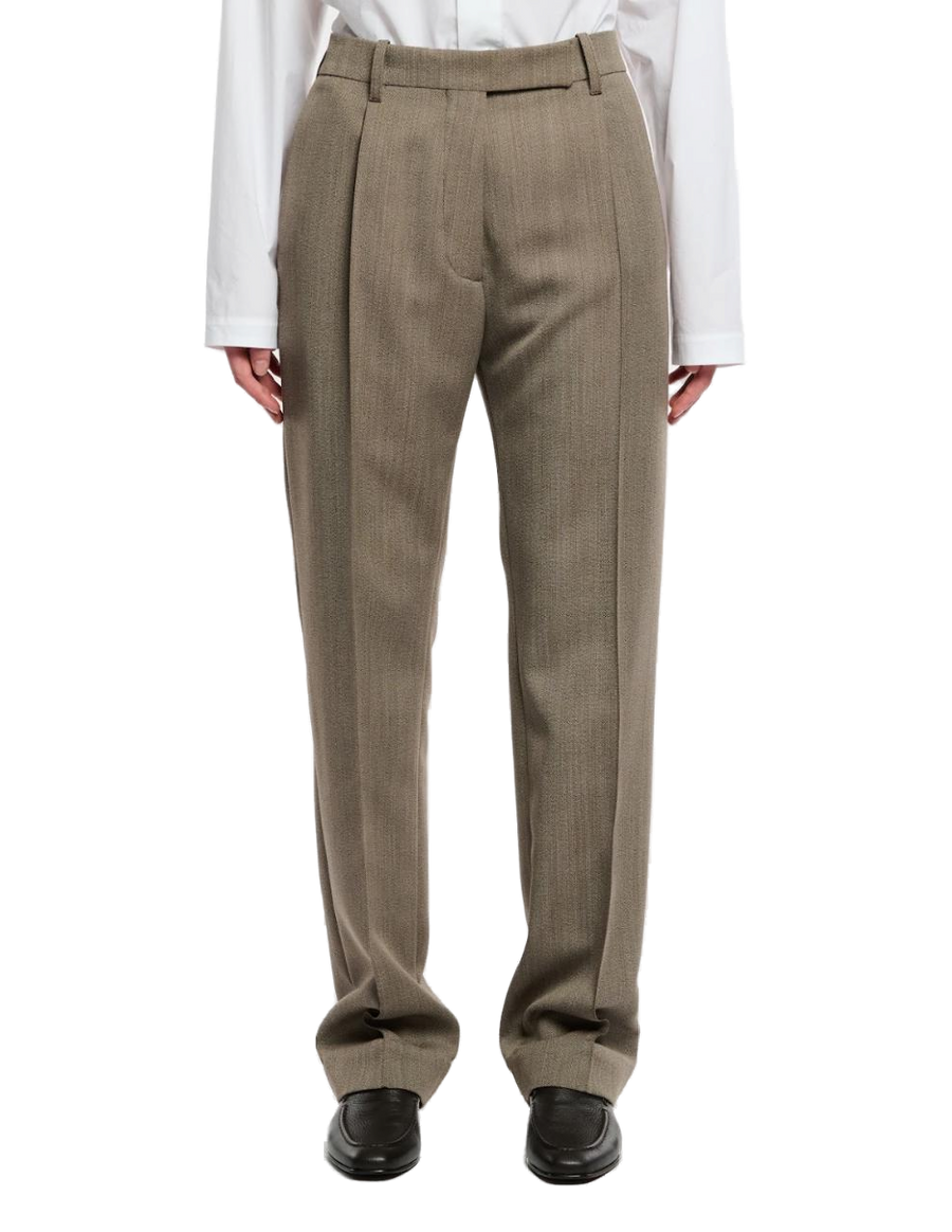 Studio Nicholson Wool blend trousers in beige