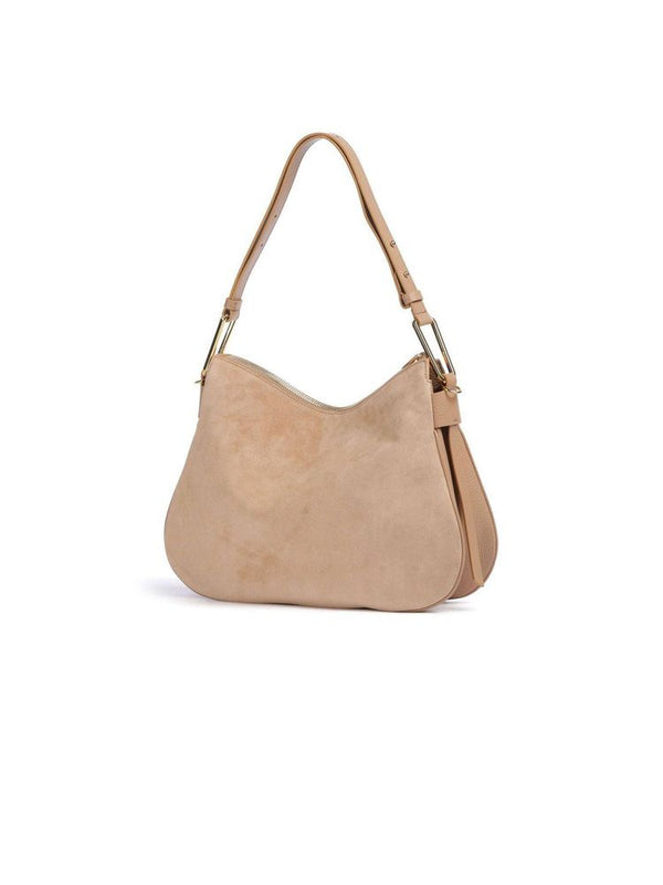 Coccinelle 100% Cowhide shoulder bag in beige