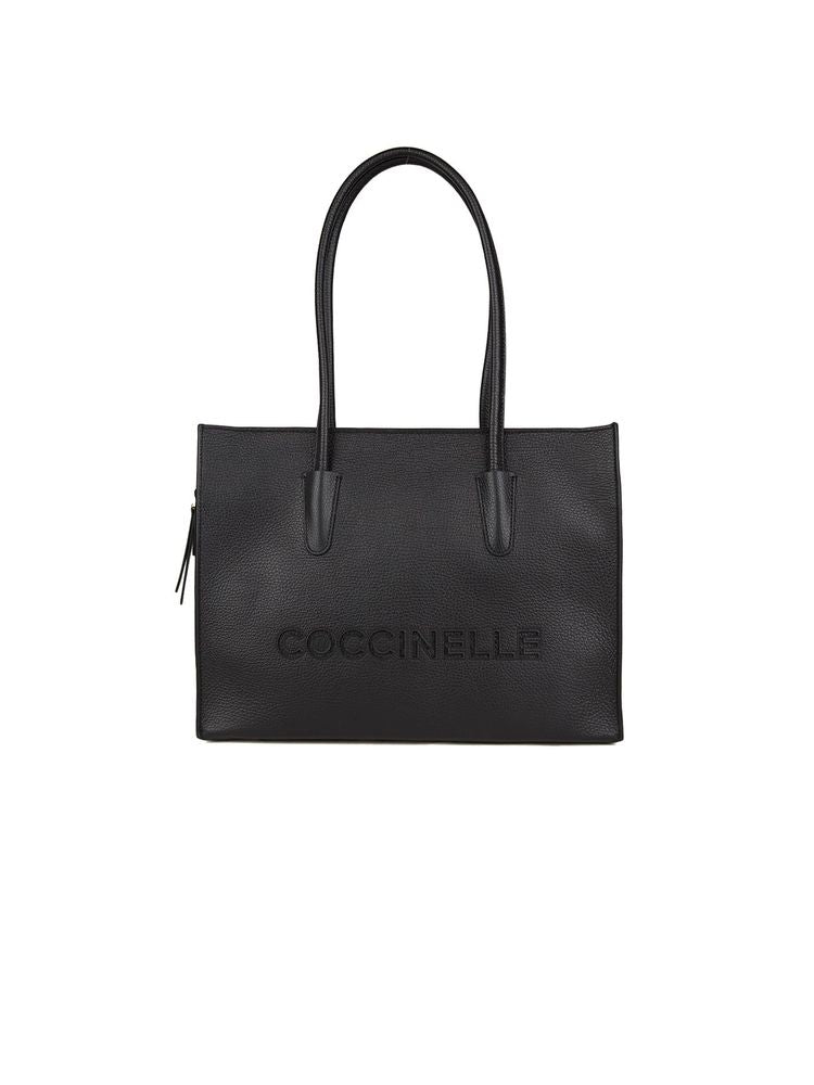 Coccinelle 100% Cowhide; Lining: 100% Cotton shoulder bag in black