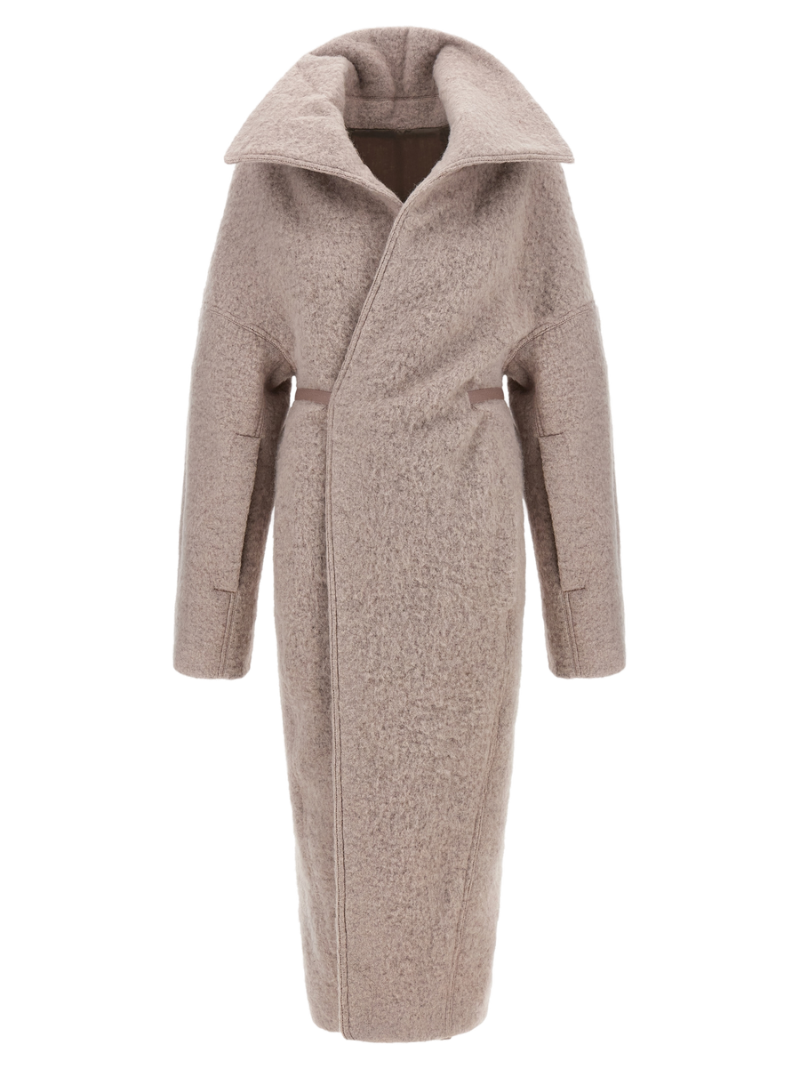 Multicolor Marabou Coat Clothing