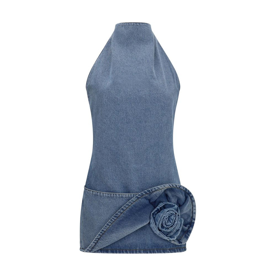 Magda Butrym 100% Cotton dress in blue