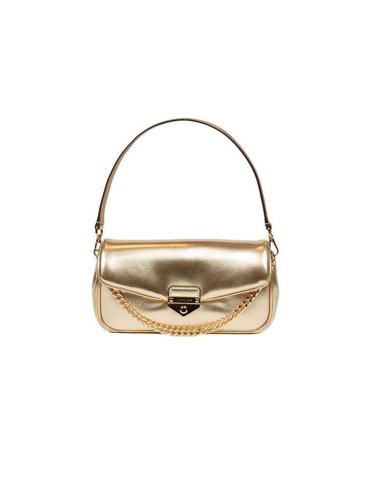 Michael Kors 100% Polyvinyl Chloride crossbody bag in gold