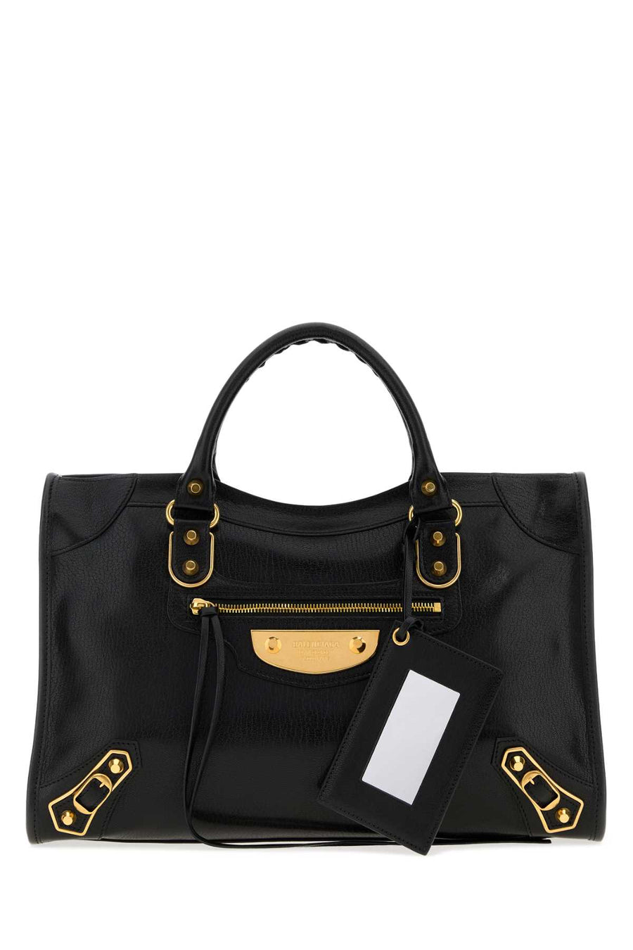 Black Leather Medium Le City Uptown Handbag Borse A Mano