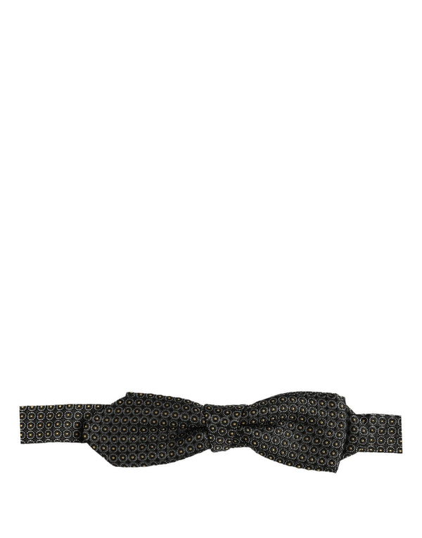 Dolce & Gabbana 100% Silk bow tie in black