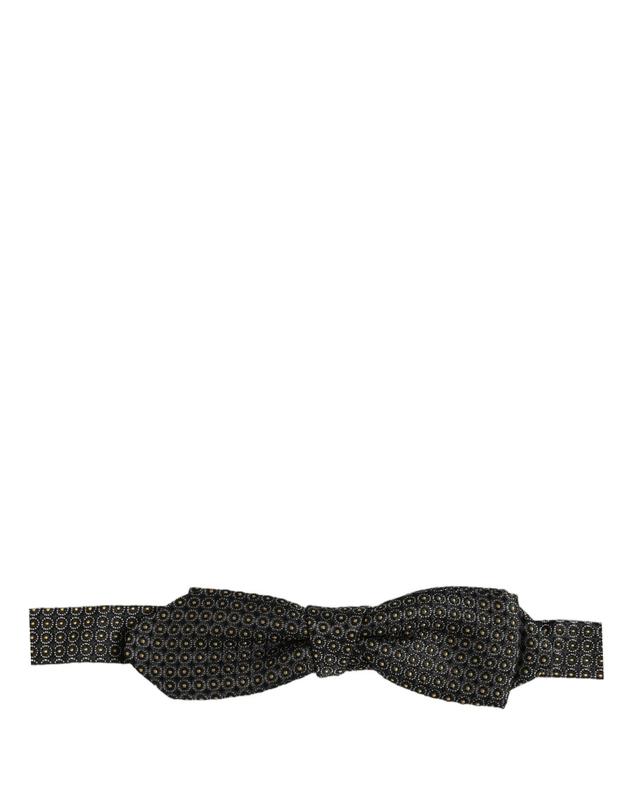 Dolce & Gabbana 100% Silk bow tie in black