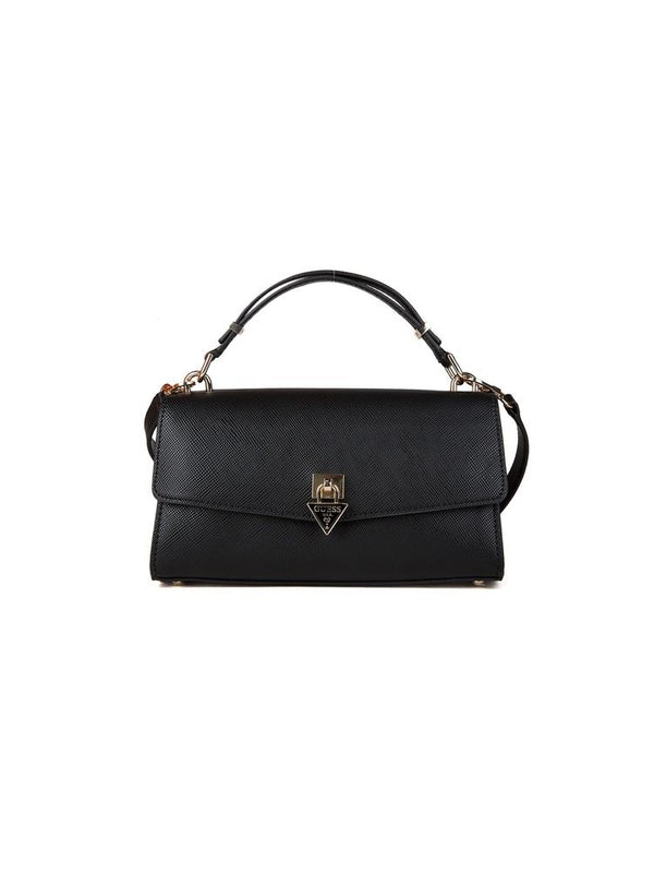 Guess 100% Polyurethane top handle bag in black
