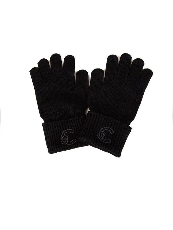 Coccinelle 50% Polyammide gloves in black