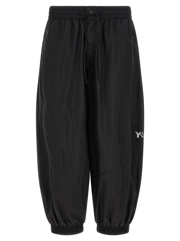 Y-3 100% Polyamide joggers in black