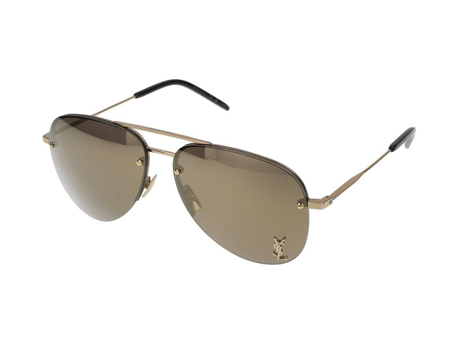 Sunglasses Saint Laurent Classic 11 M 004 Gold Bronze 59-13-140 Metal