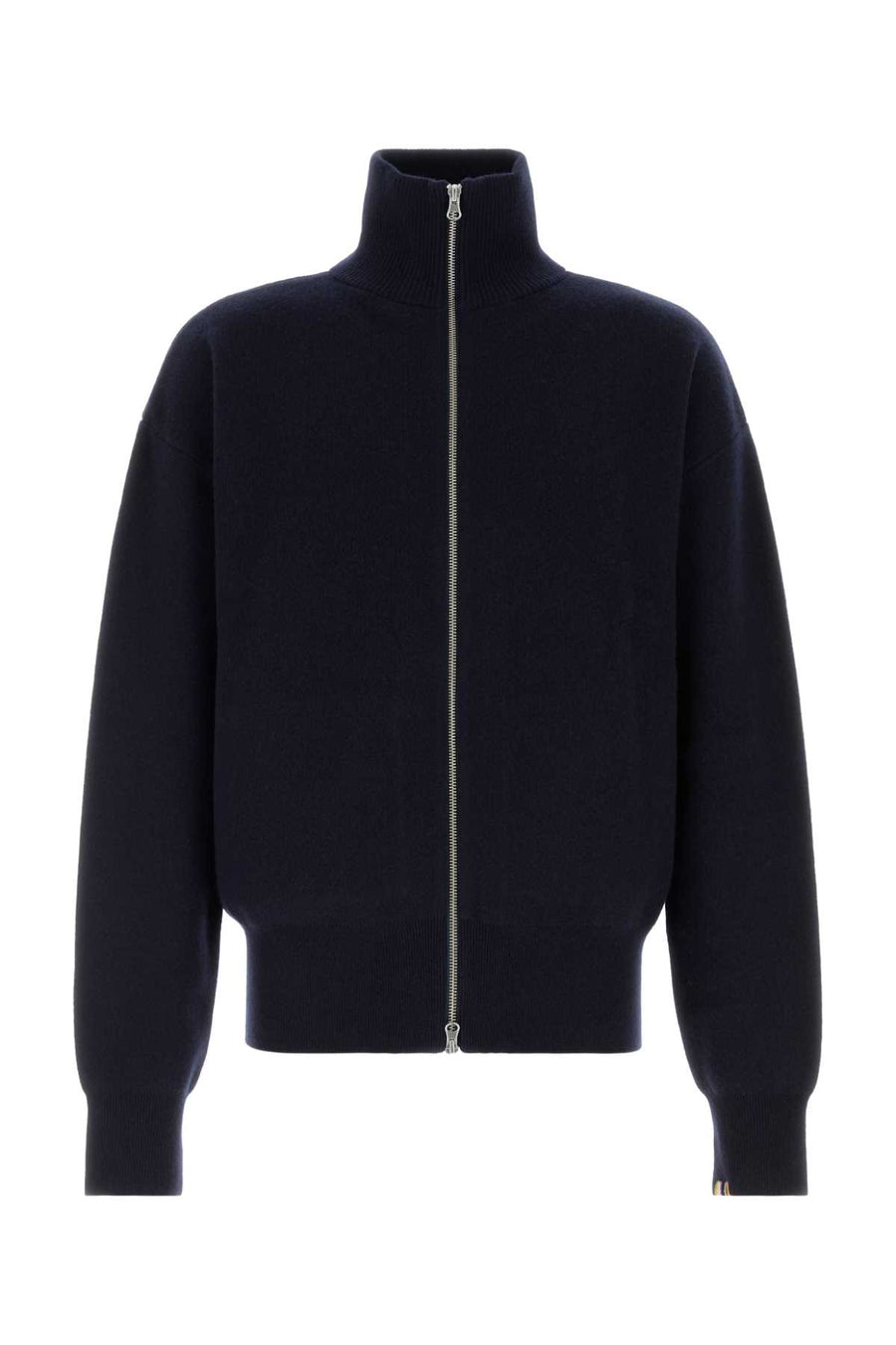 Navy Blue Cashmere Nâ°319 Cardigan Exterior: Maglieria
