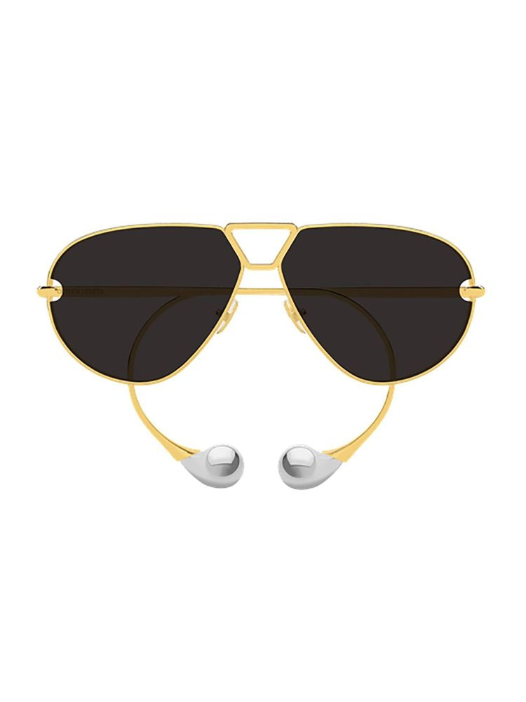 Bottega Veneta BV1437S Metal sunglasses in gold