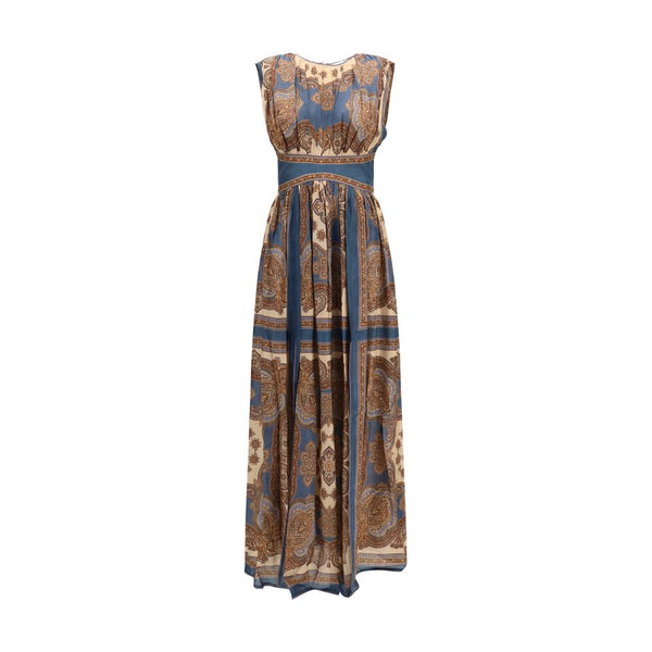 Zimmermann 100% Silk dress in blue