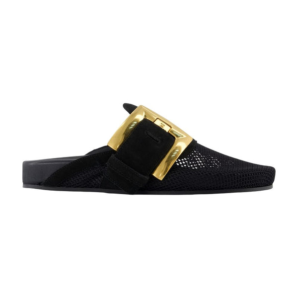 Balmain Calfskin mule in black