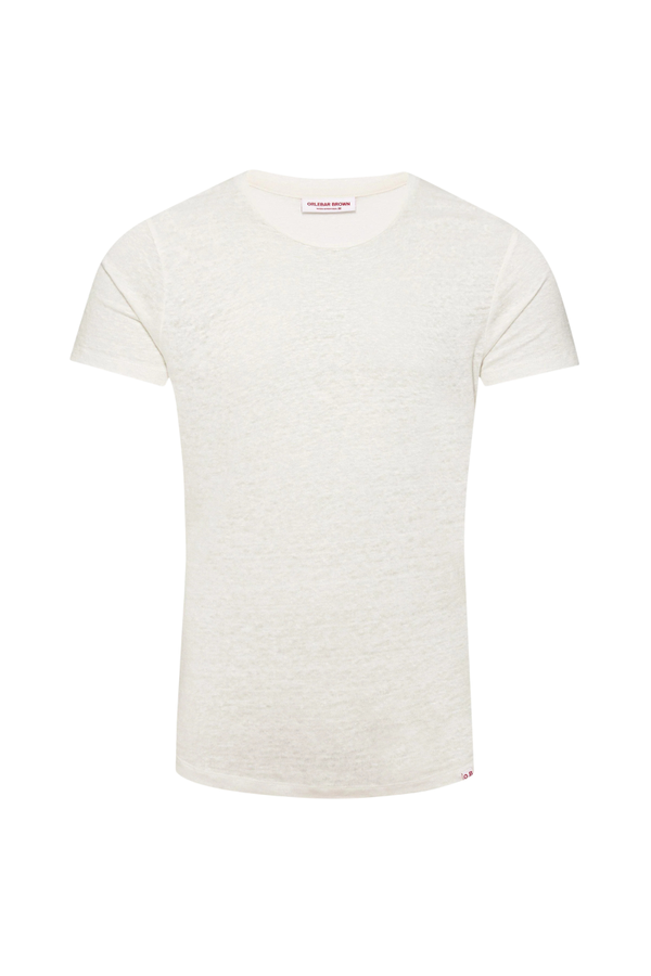 Orlebar Brown 100% Linen t-shirt in white