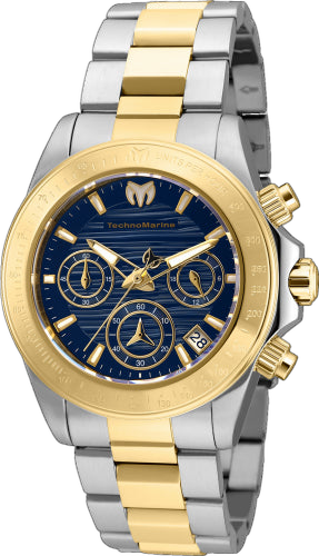 Technomarine Stainless steel case and bracelet watch in gold