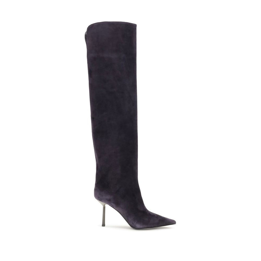 Le Silla 100% Calf Leather Bos Taurus over-the-knee boot in black