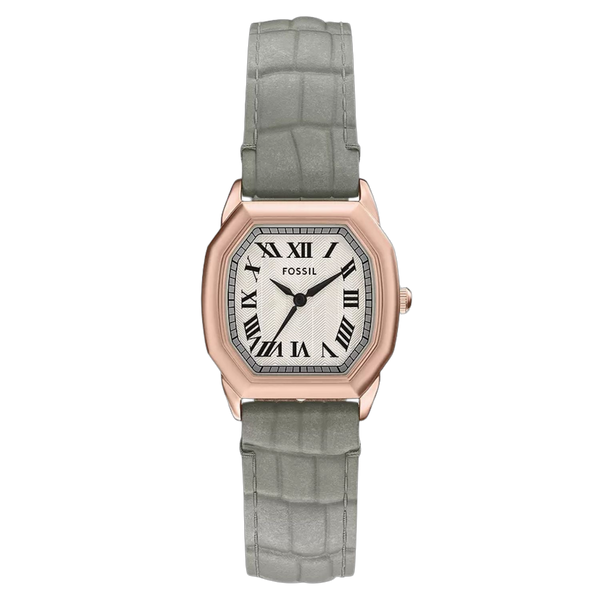 Fossil Stainless steel case watch in rose gold