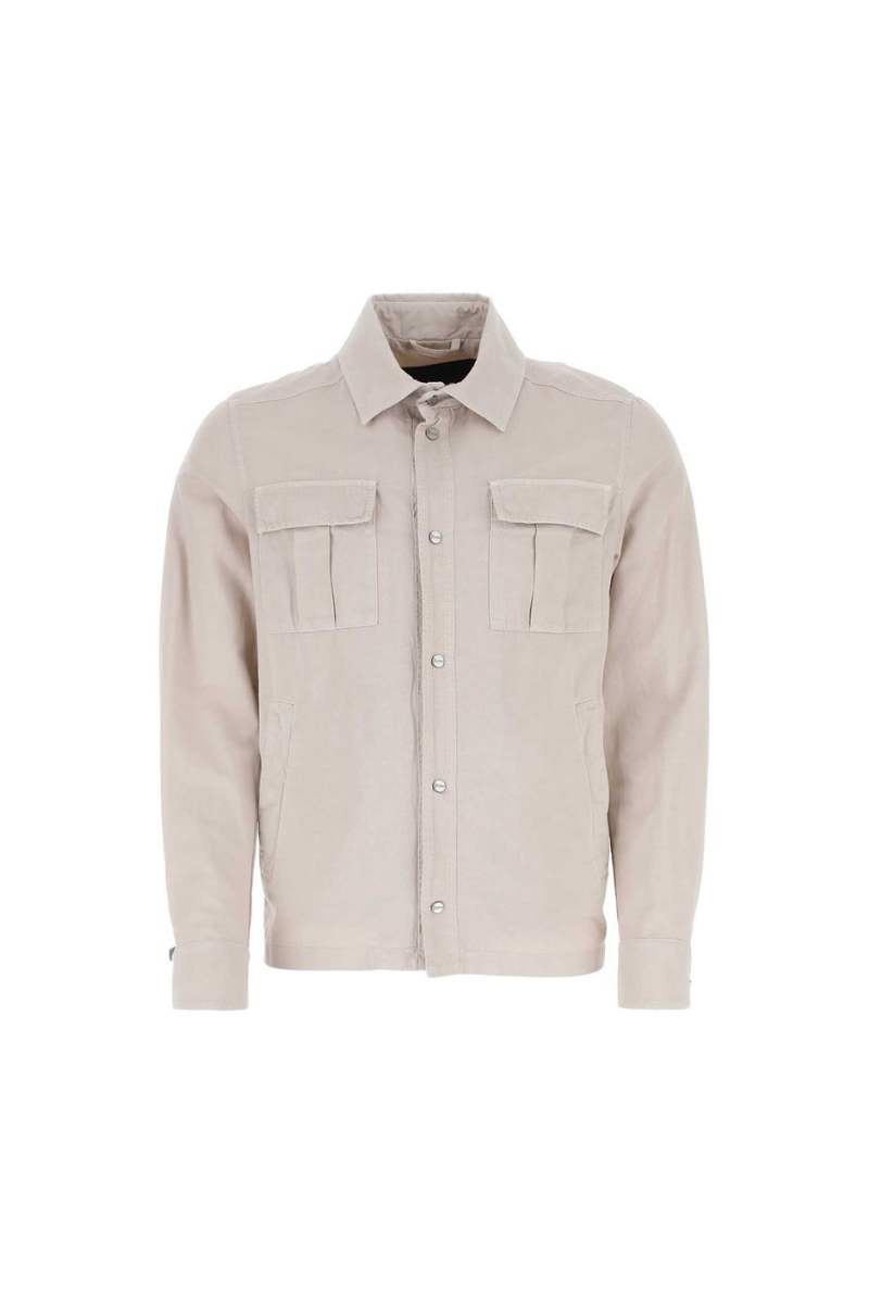 Herno 73% Cotton jacket in beige
