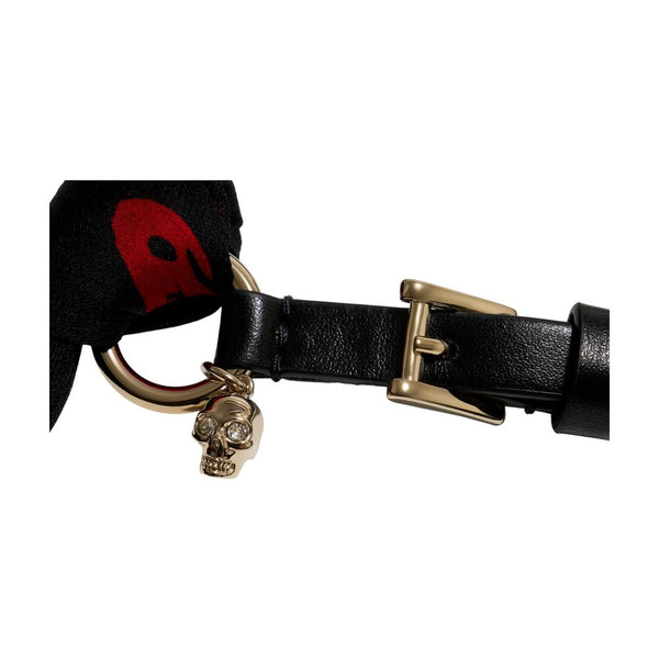 Alexander McQueen Silk scarf in black
