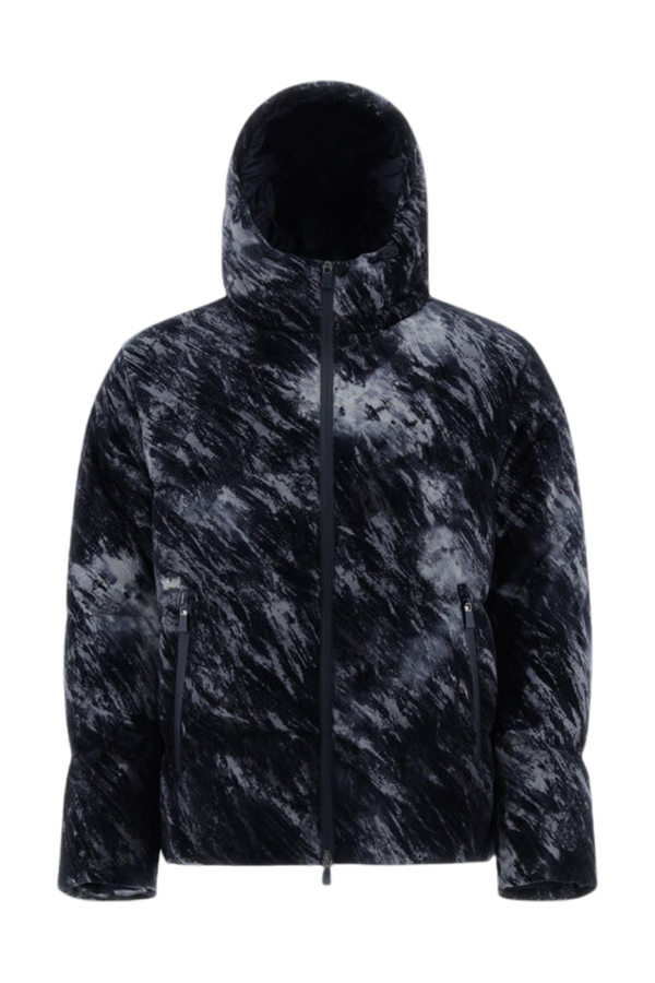 Herno 100% polyamide/nylon external layer down jacket in black