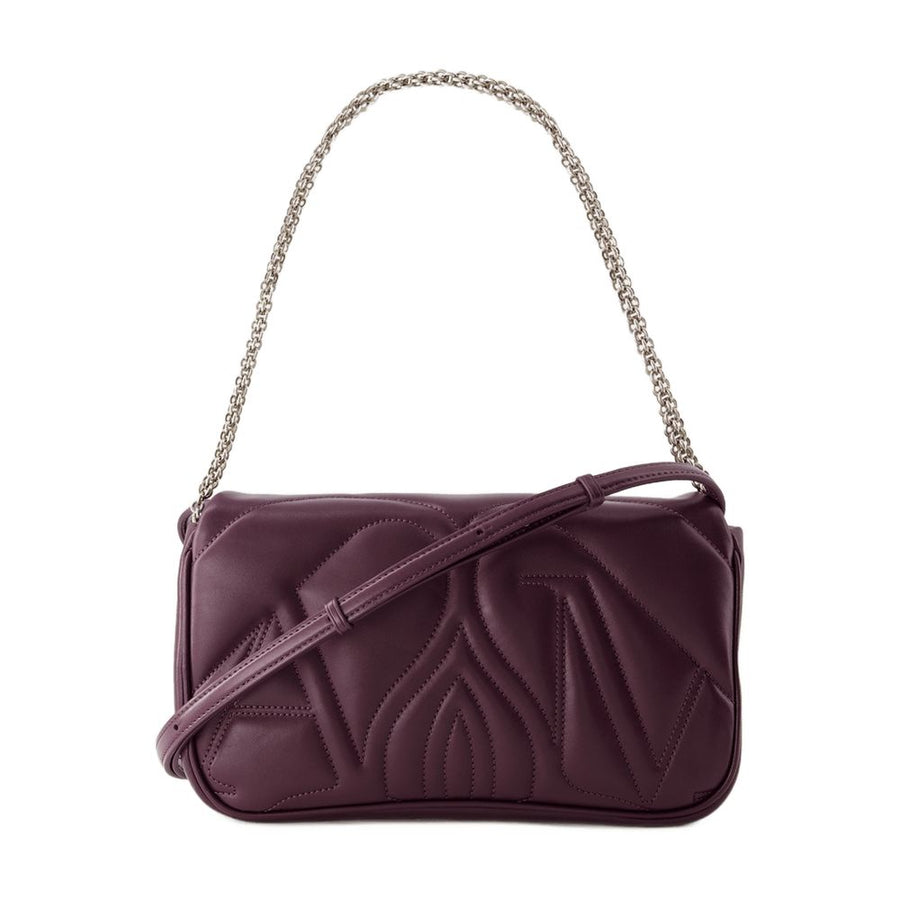 Alexander McQueen Leather shoulder bag in purple