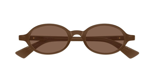 Bottega Veneta BV1388S Recycled Acetate (frame) sunglasses in brown