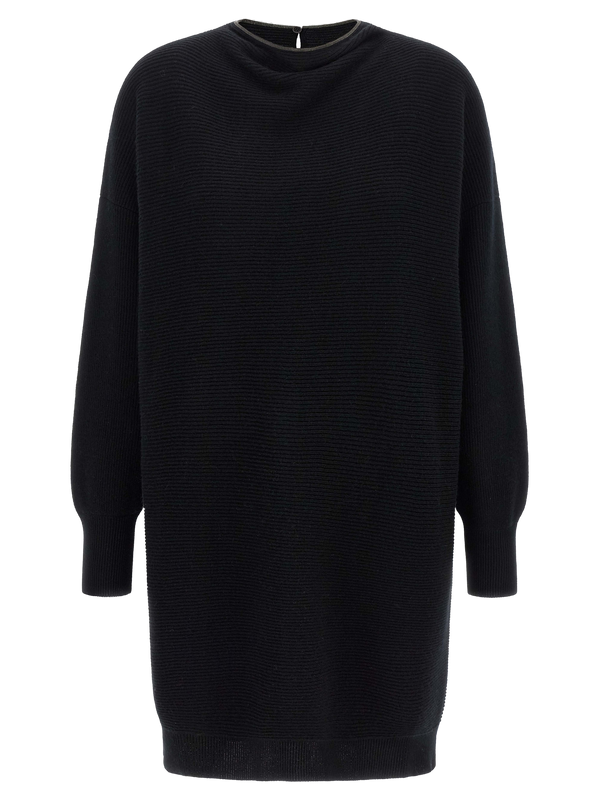 Brunello Cucinelli Virgin wool dress in black