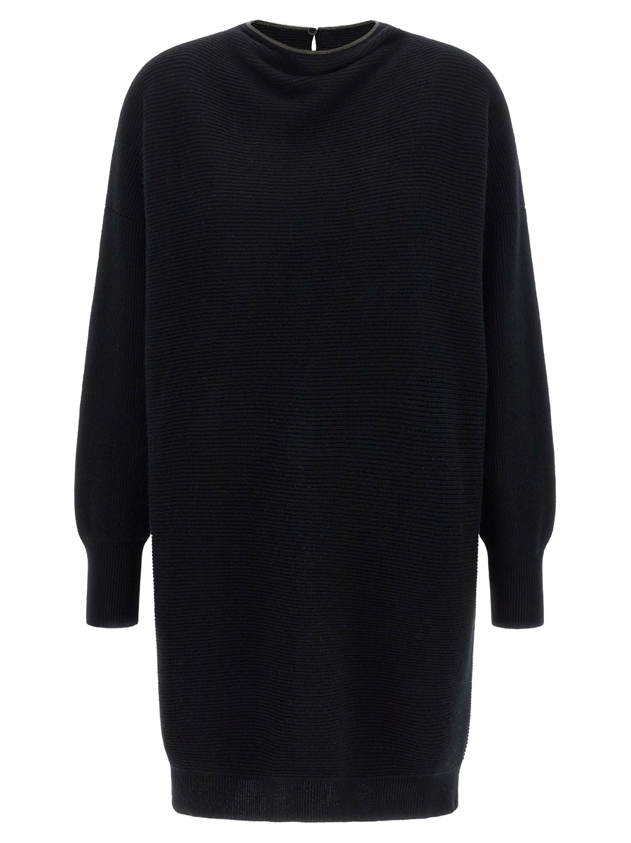 Brunello Cucinelli Virgin wool dress in black