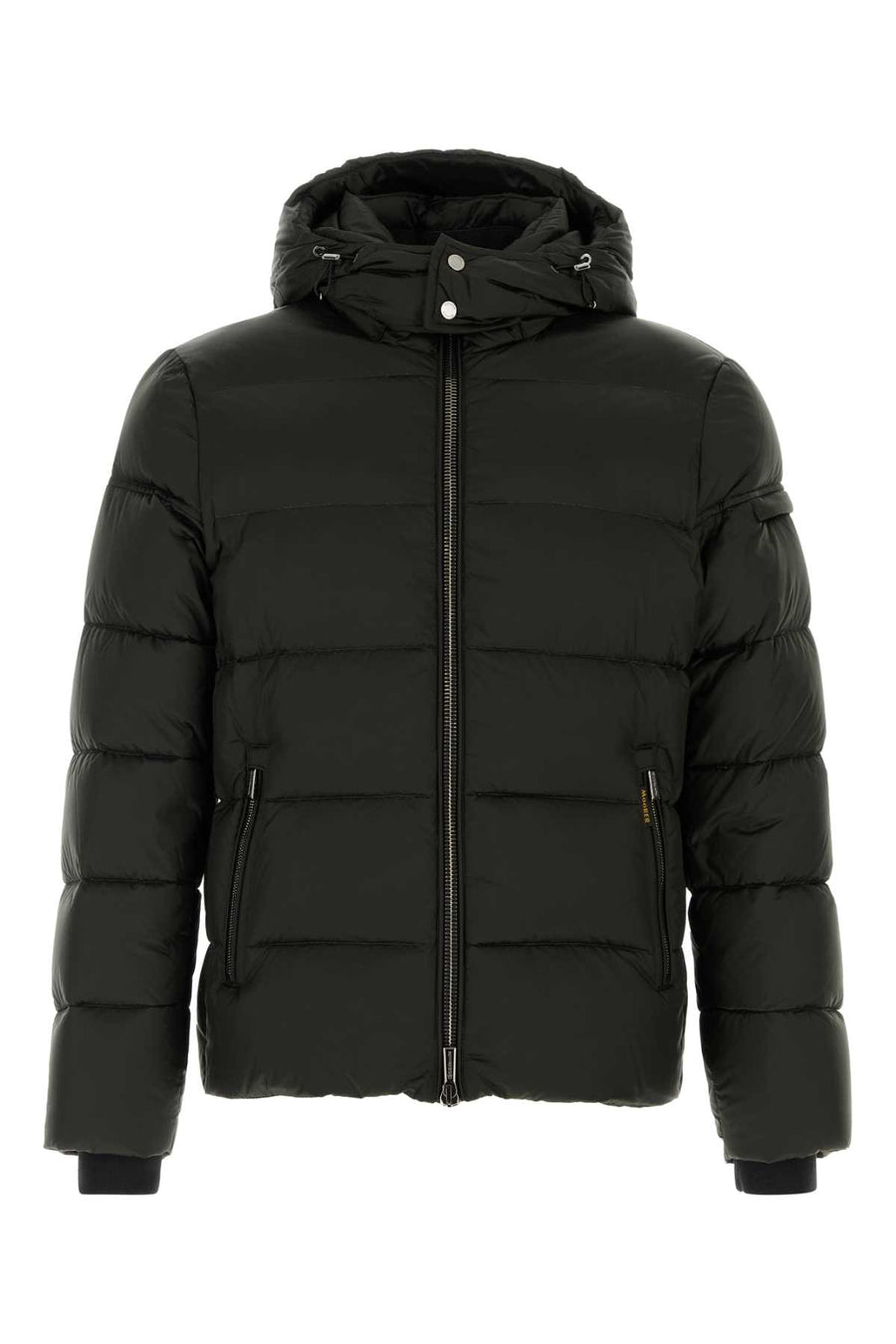 Dark Green Nylon Brett Down Jacket Giubbini