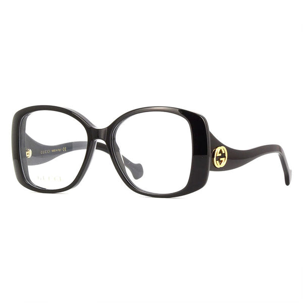Gucci GG1236O001 Acetate frame eyeglasses in black