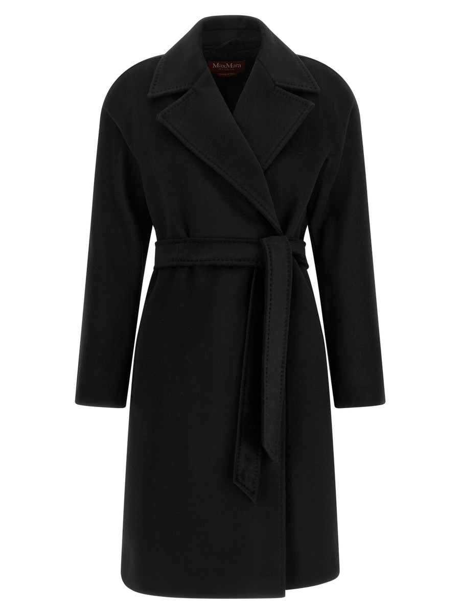 Black Wool Coat Clothing