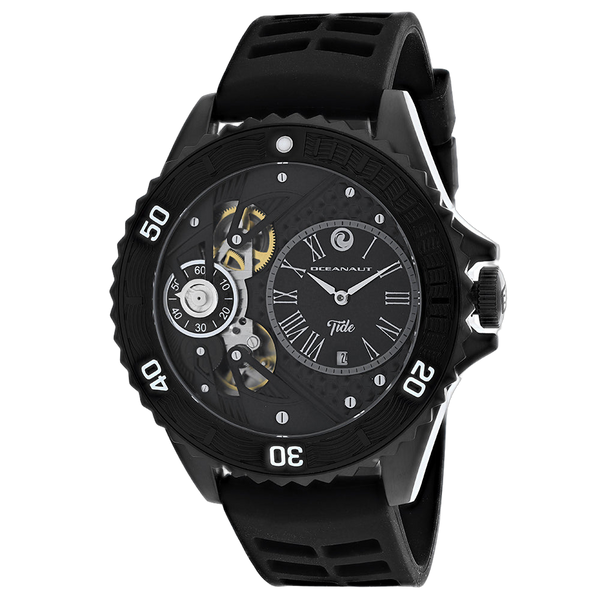 Oceanaut Stainless steel case watch in black