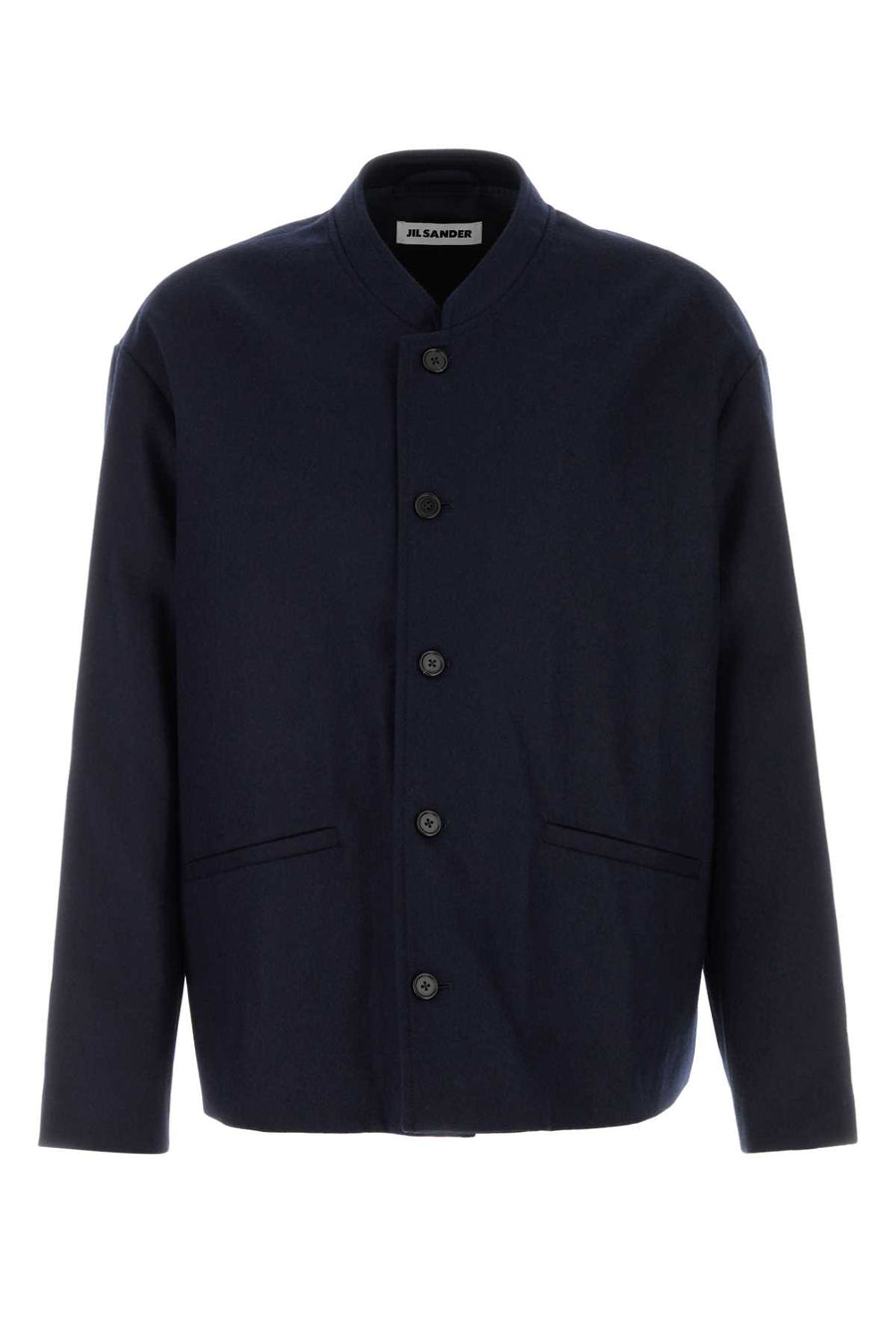 Jil Sander Tessuto Primario: 100% Lana - Fodera: 100% Viscosa - Fodera Tasche: 100% Cotone jacket in navy