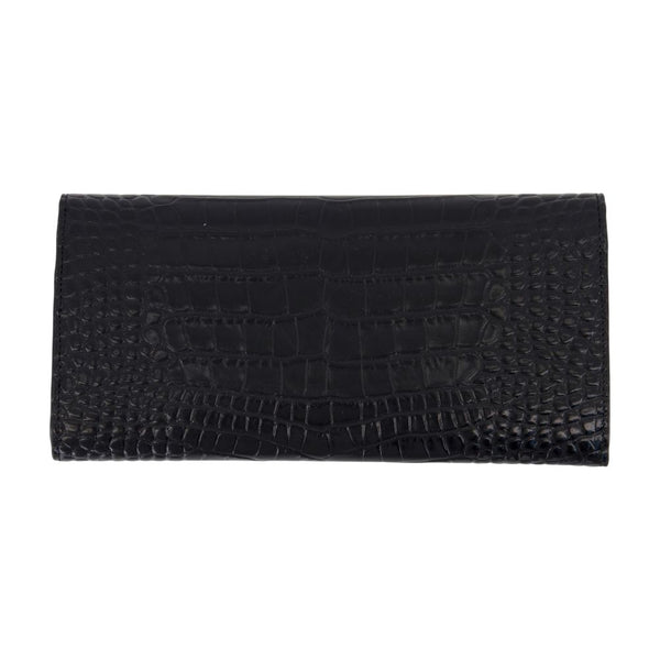 Toteme Exotic leather coin purse in black