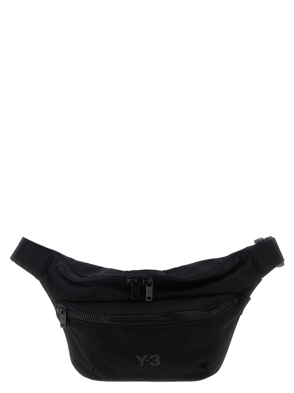 Y-3 100% Polyamide belt bag in black