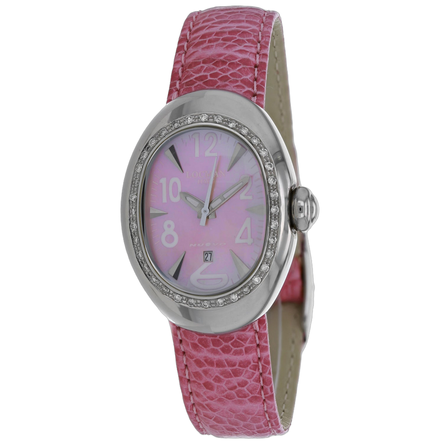 Locman Stainless steel case watch in pink