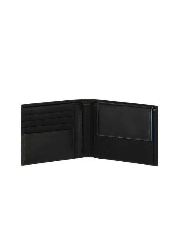 Piquadro 100% Recycled Nylon wallet in black