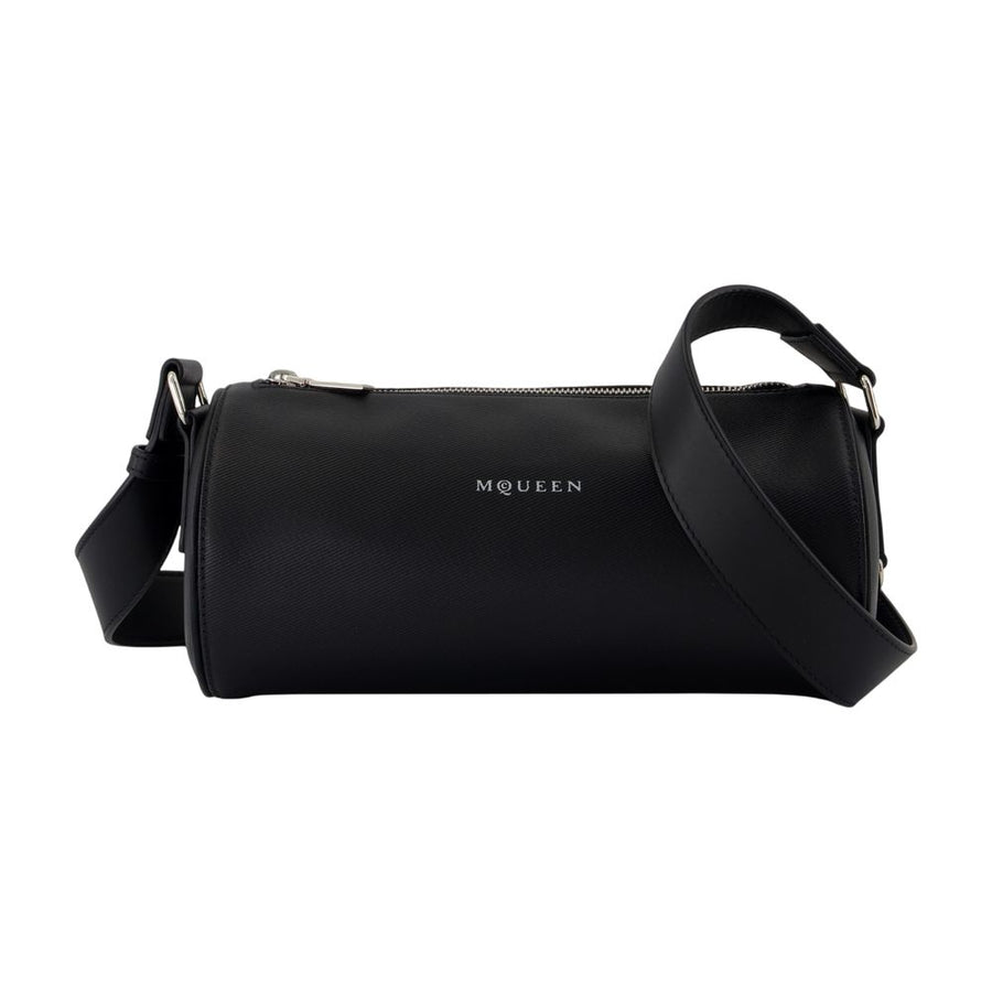 Alexander McQueen canvas crossbody bag in black
