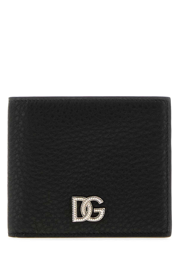 Dolce & Gabbana Exterior: 100% Leather wallet in black