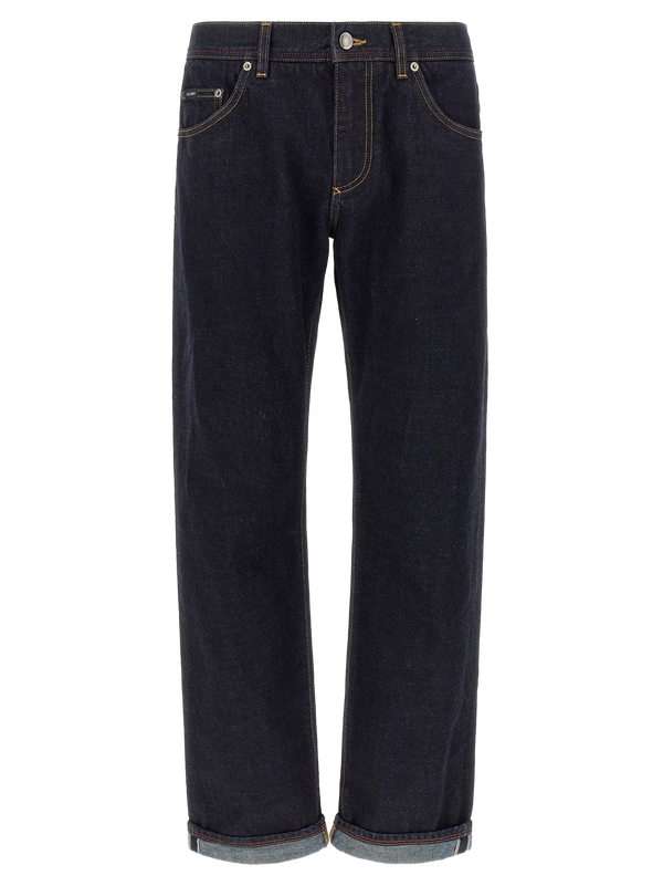Dolce & Gabbana 100% Cotton jeans in navy
