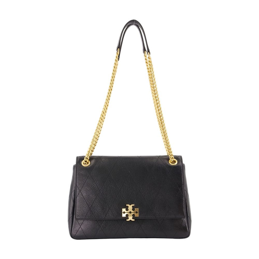 Tory Burch Calfskin shoulder bag in black