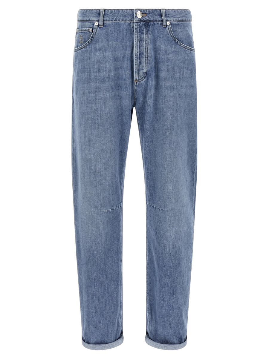 Brunello Cucinelli 100% Cotton jeans in blue