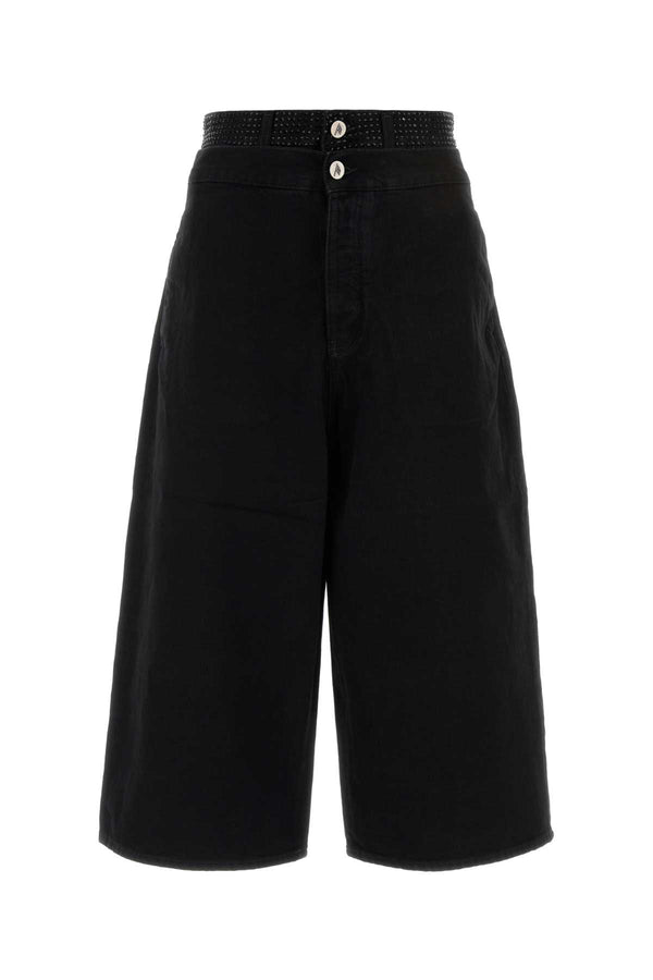 Black Exterior: Cotton Pantaloni