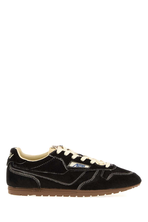 Calf Caf Hair Windspin Sneakers Ponymonobrown