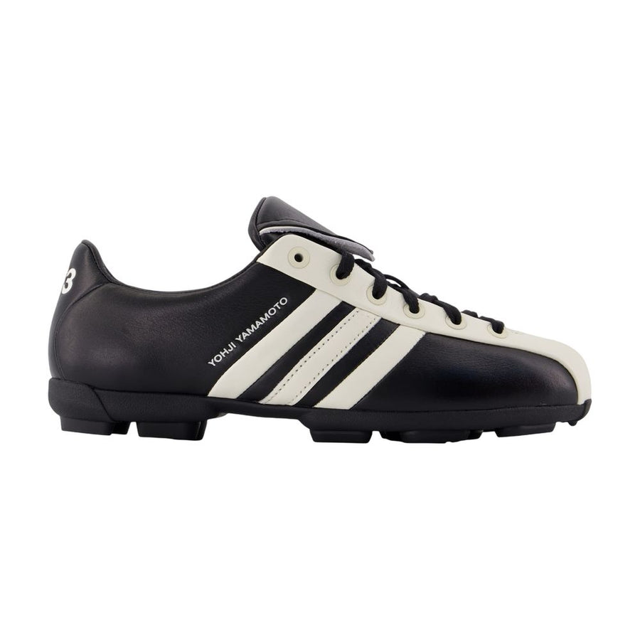 Y-3 Calfskin sneaker in black