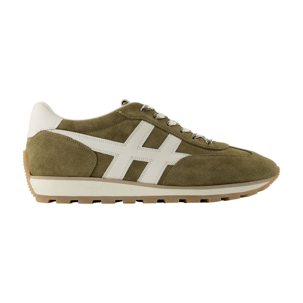 Hogan calfskin sneaker in multicolor