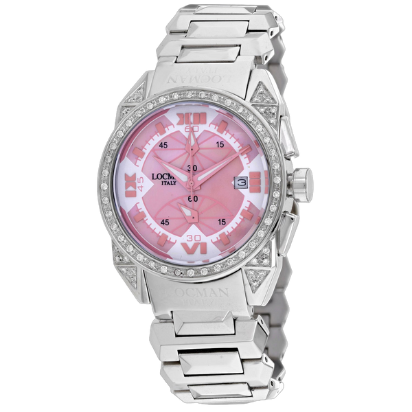 Locman watch in pink