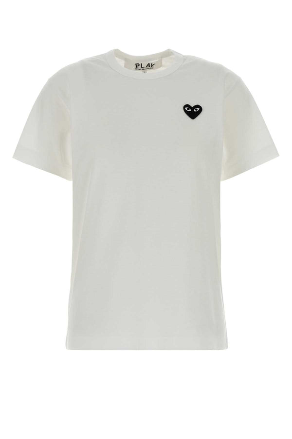 White Cotton T-Shirt Exterior